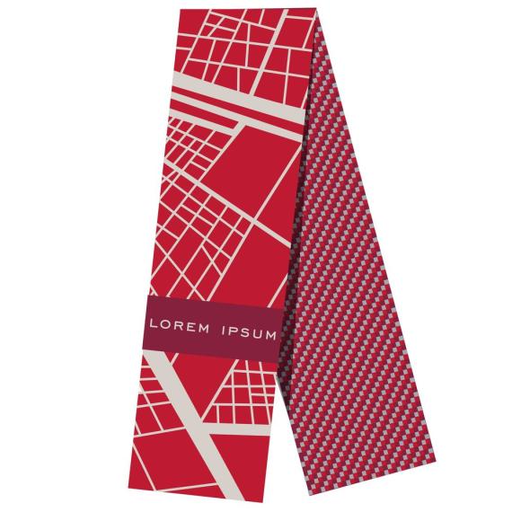 Шарф на заказ Tricksy Light, S, акрил