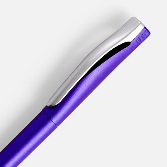 Ручка шариковая Pin Silver, фиолетовый металлик