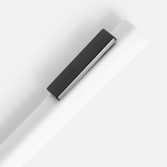 Ручка шариковая Swiper SQ, белая с черным