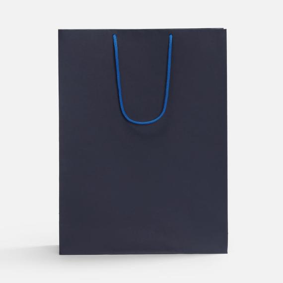 Пакет бумажный Porta XL, темно-синий