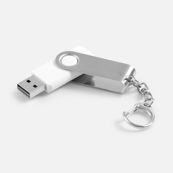 Флешка Twist, белая, 8 Гб