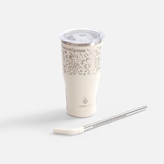 Термостакан Sapporo М, белый (молочный)