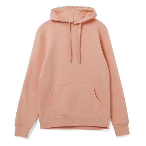 Толстовка с капюшоном унисекс Hoodie, бежевая (nude), размер XXL